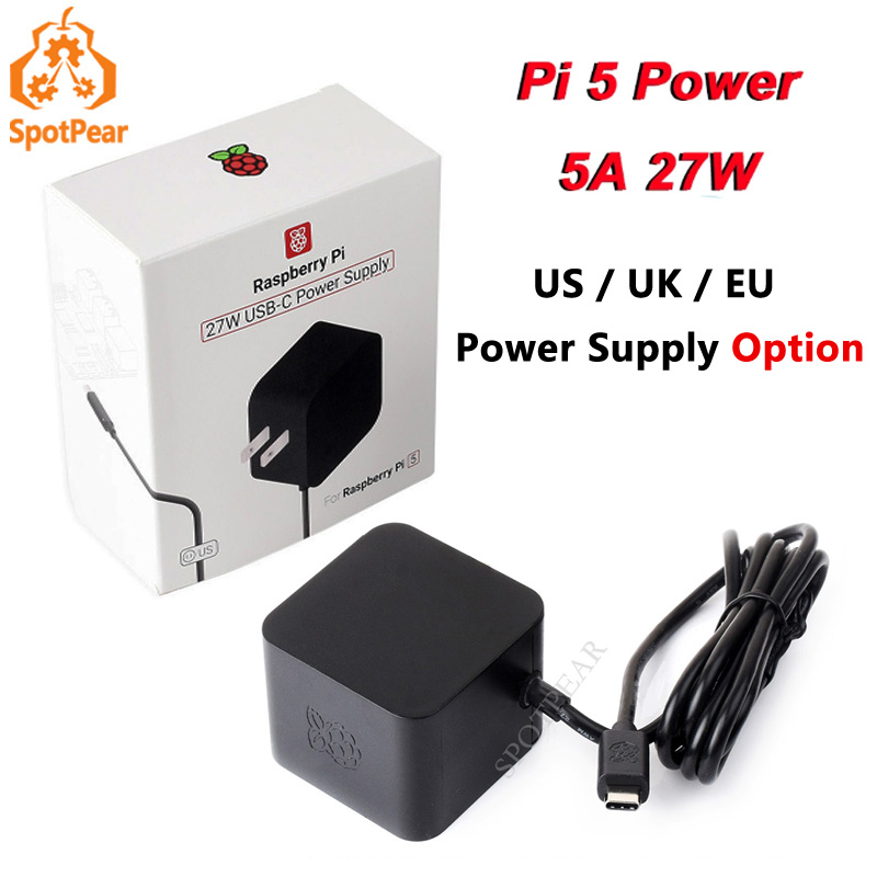 Raspberry Pi 5 8Gb Board - Alimentatore USB ufficiale originale 5 v5a