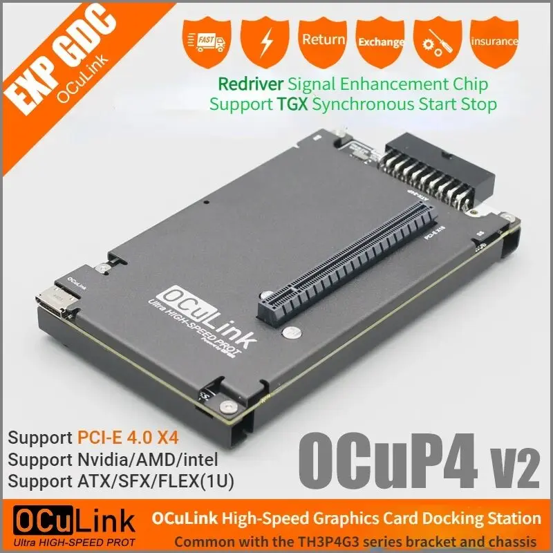 Oculink Egpu Mini Pc - OCuP4V2 OCuLink GPU Dock con chip