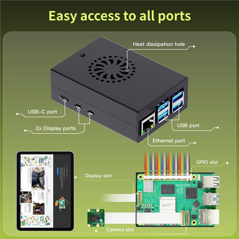 T23C, kit di avvio Irasptek pe - Raspberry Pi 5 8Gb Board recensione e prezzo